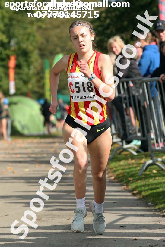 Womens under-17 3 stage road relay, 2019 ERRA 6 and 4 Stage Relay and Young Athletes.  Photo: David T. Hewitson/Sports for All Pics